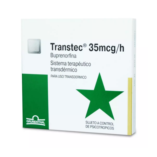 Imagen de TRANSTEC 35 MCG. X 5 PARCHES