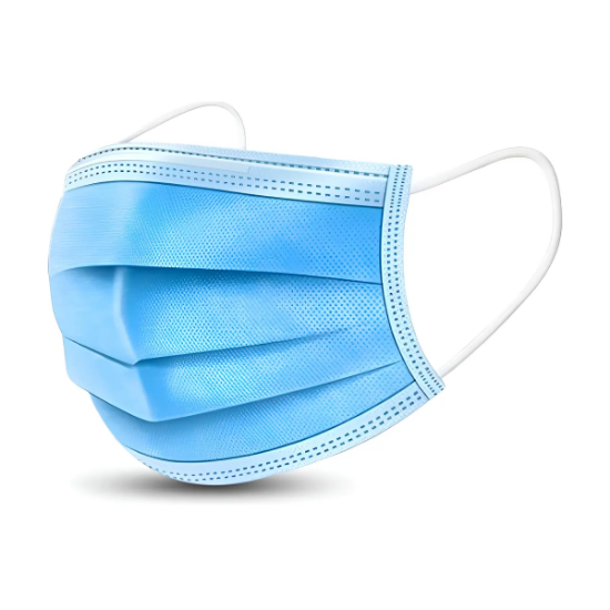 Imagen de MASCARILLA 3P C/ELAS IIR98% USO MEDIC AZUL X 50 UND. [DM]