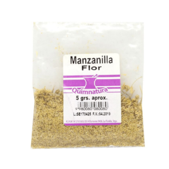 Imagen de QUIMNATURA MANZANILLA FLOR 5 G. X 1 BOLSITA