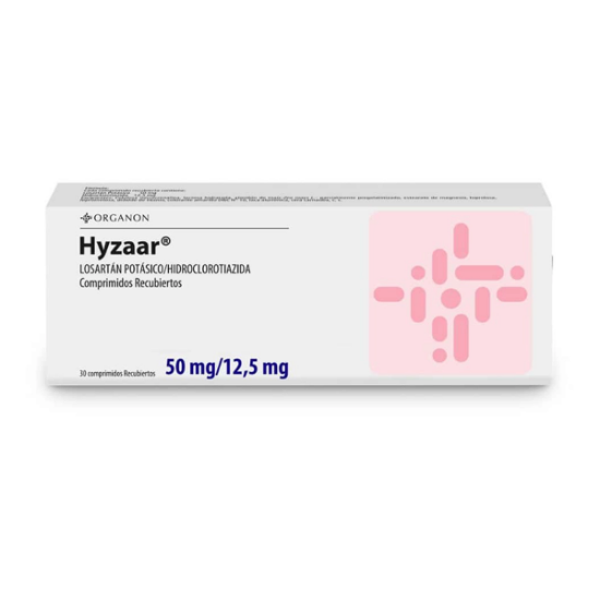 Imagen de HYZAAR 50/12.5MG X 30 GRAGEAS