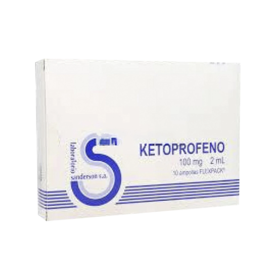 Imagen de KETOPROFENO IV 100MG 2 ML X 100 AMP.