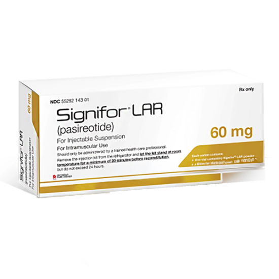 Imagen de SIGNIFOR LAR 60 MG POLVO SUSP. INY. X 1 FCO. AMP.