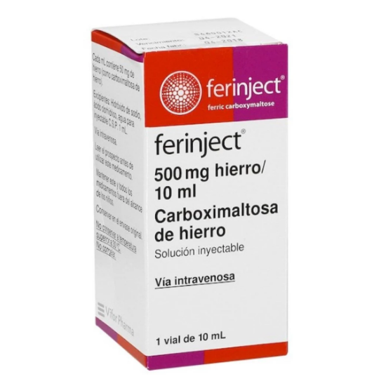 Imagen de FERINJECT 500MG / 10ML SOL. INY. X 1 VIAL