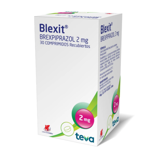 Imagen de BLEXIT 2 MG 30 COMP (BREXPIPRAZOL)
