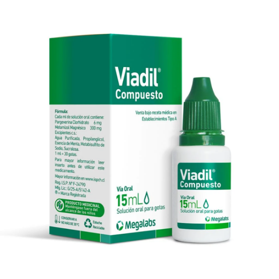 Imagen de Viadil compuesto solución oral para gotas x 15 ml
