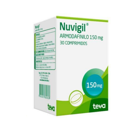 Imagen de NUVIGIL 150 MG 30 COMPRIMIDOS (ARMODAFINILO)
