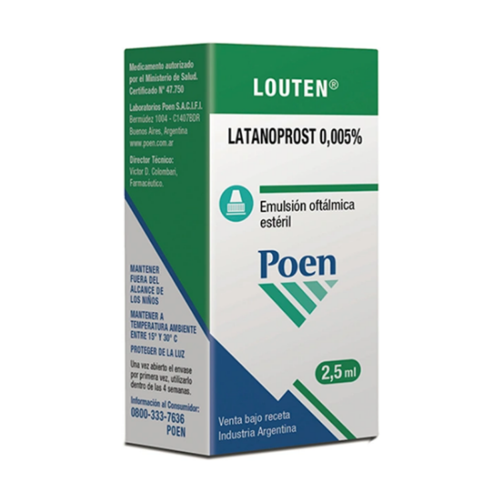 Imagen de LOUTEN SOL. OFT. 0,05% X 2,5 ML