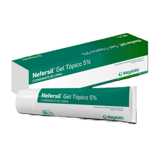 Imagen de NEFERSIL 5% GEL TOPICO 50 G. (CLONIXINATO DE LISINA) 