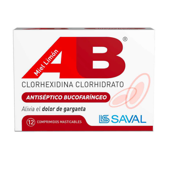 Imagen de AB miel limón x 12 comprimidos masticables