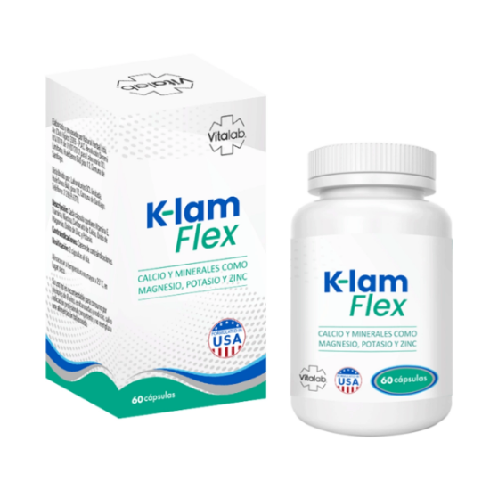 Imagen de K-LAM FLEX 60 CAPSULAS [VITALAB] (K+CA+MG+ZN+VITE+VITB1+VITB3)