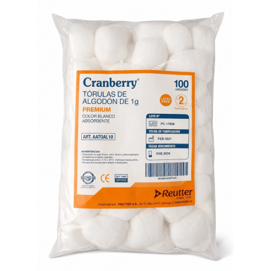 Cranberry-Torulas-de-Algodon-1-g-bolsa-x-100-unidades