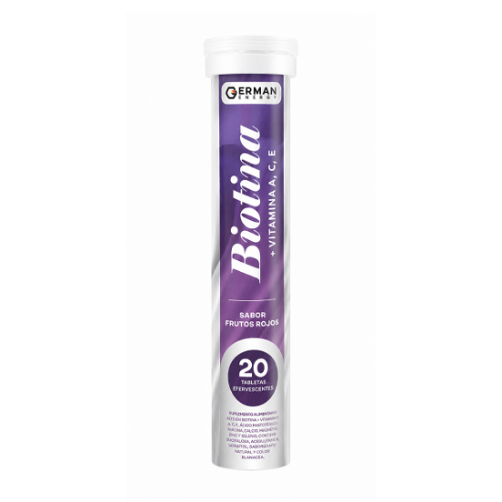 Imagen de Biotina + Vitamina A, C , E x 20 tabletas efervescentes