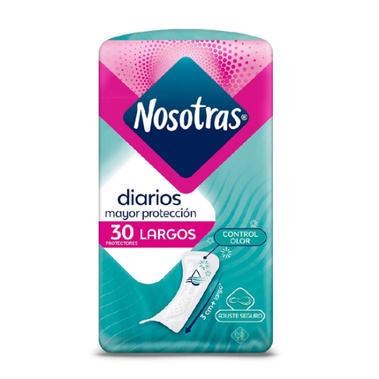 Imagen de NOSOTRAS PROTECTOR DIARIO TELA SUAVE 30 UNIDADES