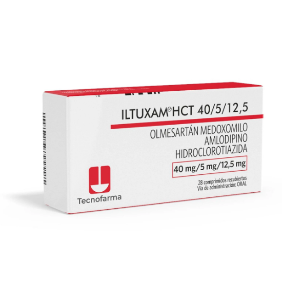 Imagen de ILTUXAM HCT 40/5/12,5 MG 28 COMP. RECUBIERTOS