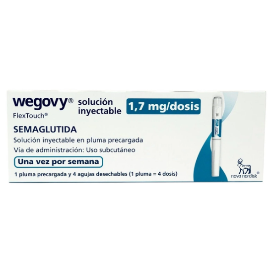 Imagen de Wegovy Semaglutida 1,7mg dosis Inyectable 1 Pluma Prellenada