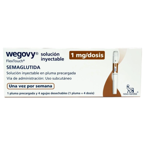 Imagen de Wegovy Semaglutida 1mg dosis Inyectable 1 Pluma Prellenada