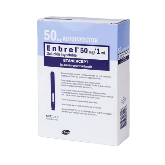 Imagen de ENBREL 50 MG 4 JERINGAS PRELLENADAS