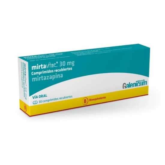 Imagen de MIRTAVITAE 30 MG 30 COMP. REC. [BE] (MIRTAZAPINA)