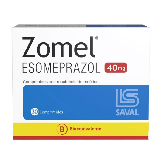 Imagen de ZOMEL 40 MG 30 COMPRIMIDOS RECUBRIMIENTO ENTERICO [BE] (ESOMEPRAZOL)