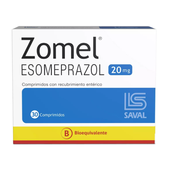 Imagen de ZOMEL 20 MG 30 COMP. REC. ENT. [BE] (ESOMEPRAZOL)