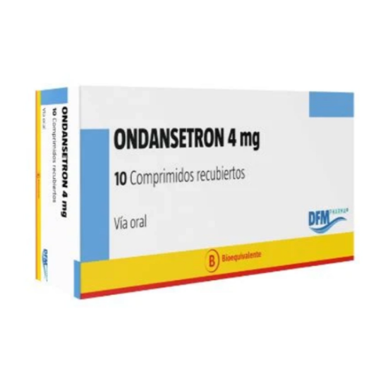 Imagen de ONDANSETRON 4 MG X 10 COMPRIMIDOS RECUBIERTOS