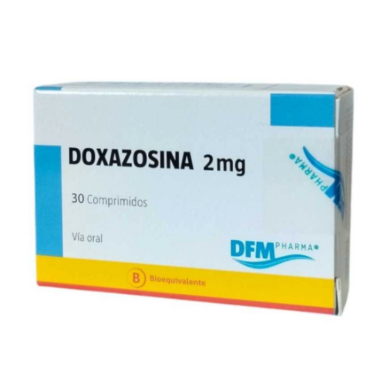 Imagen de DOXAZOSINA 2 MG X 30 COMPRIMIDOS