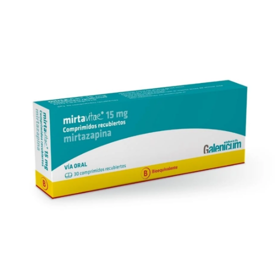 Imagen de MIRTAVITAE 15 MG 30 COMP. REC. [BE] (MIRTAZAPINA)