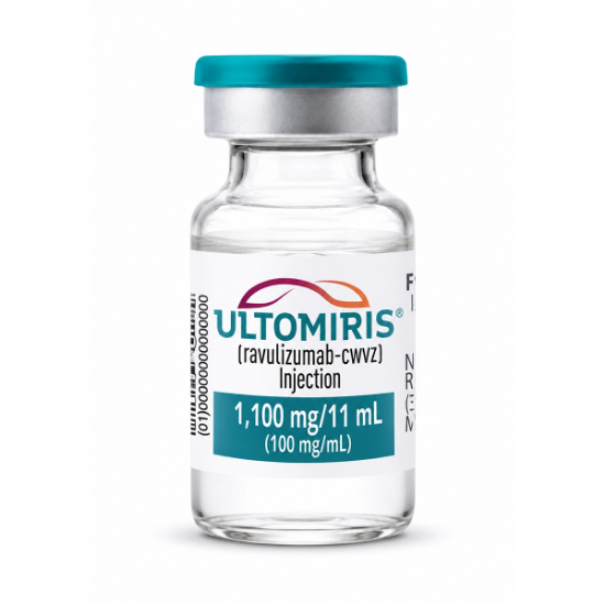 Imagen de ULTOMIRIS 100MG LQD 1100MG VI 1X11ML CL (RAVULIZUMAB )