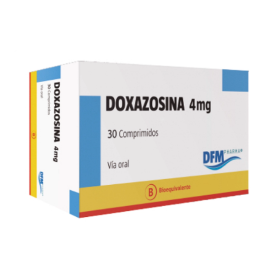 Imagen de DOXAZOSINA 4 MG X 30 COMPRIMIDOS