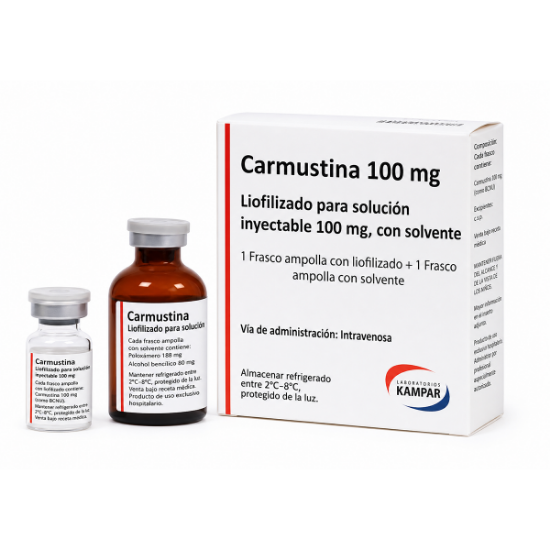 Imagen de CARMUSTINA 100 MG/ML X 1 FCO. AMP.