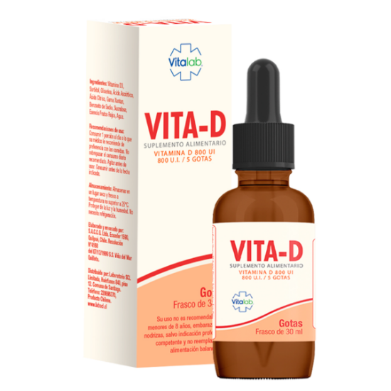 Imagen de VITA-D 800UI GOTAS 30 ML